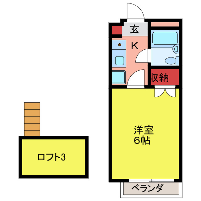 コーポラスＫＥＮの間取り