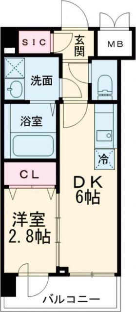 ブランシエスタ西京極の間取り