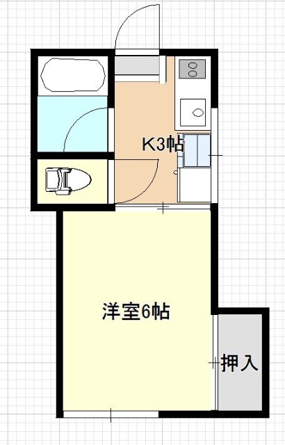 若葉ハイツの間取り