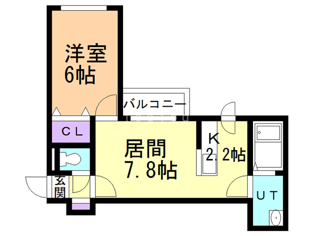 メープル豊平公園の間取り