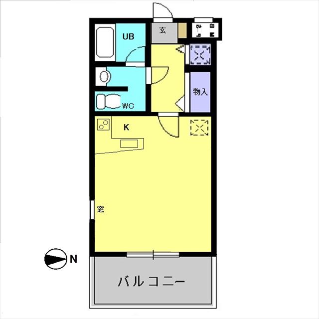 メゾンクレール２の間取り