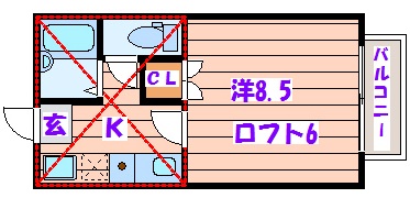 アスコット清水沼の間取り