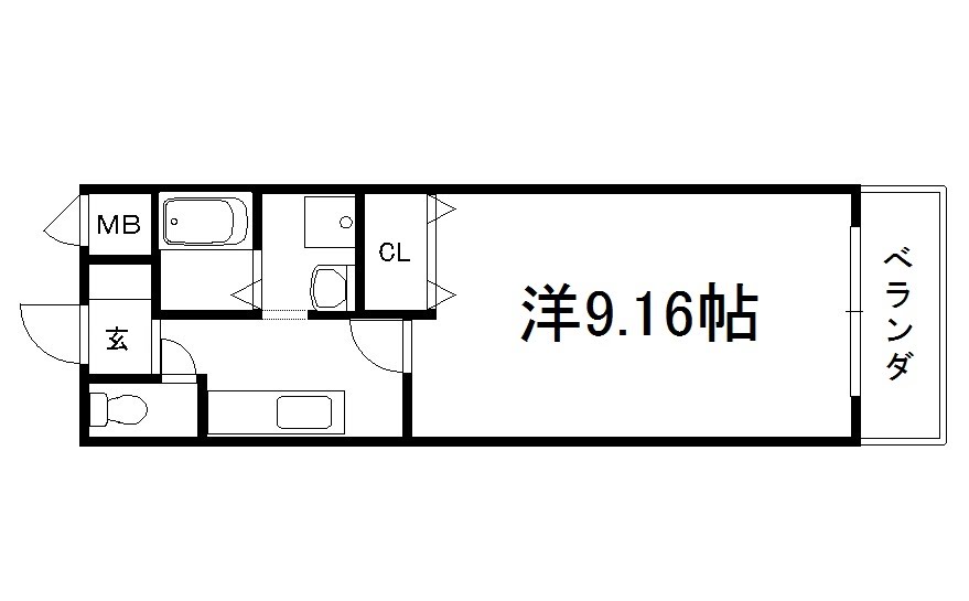 グランディール２２の間取り