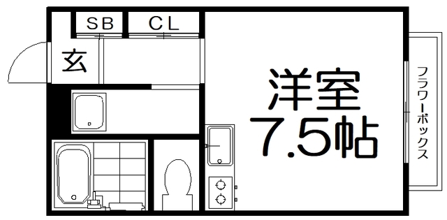 ルナ田口の間取り