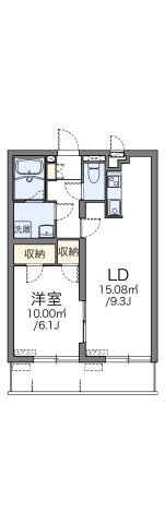 レオネクスト仲の原の間取り