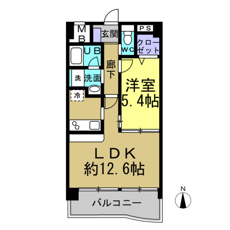 リンデンバウムＪ３の間取り