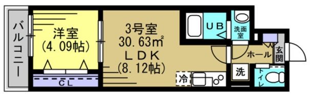 八潮市八潮のアパートの間取り