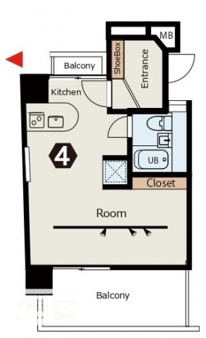 【R-RESIDENCE TAKAMATSUの間取り】