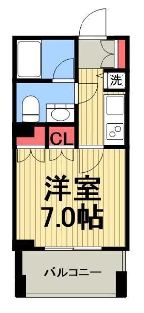 港区南麻布のマンションの間取り