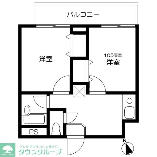 横浜市港北区大曽根台のマンションの間取り