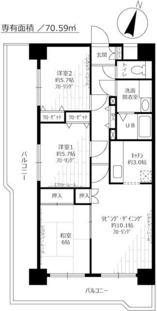 エスポワールの間取り