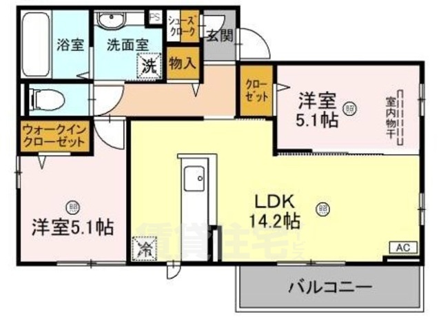 ブルーリッジの間取り