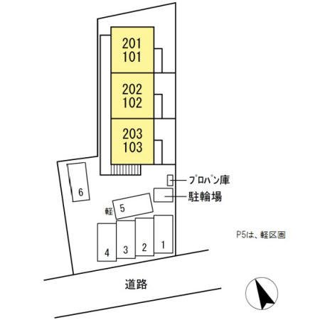 【D-room古野の駐車場】