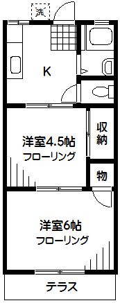 第5ハイツ高橋の間取り