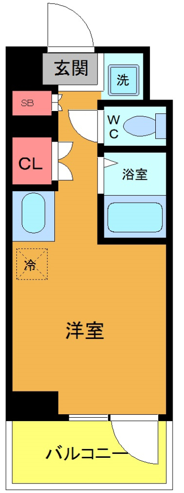 浦安市北栄のマンションの間取り