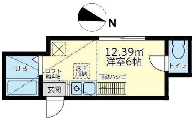 ユナイト衣笠ルッティーの間取り