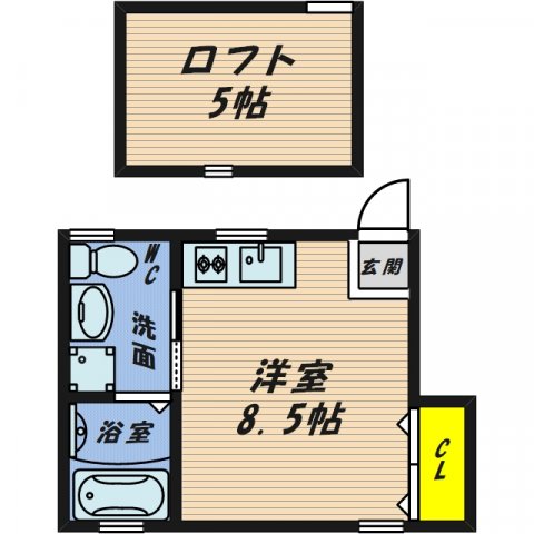 プアポニハイツの間取り