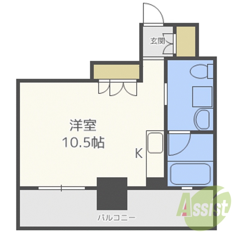 ベルファース尼崎の間取り