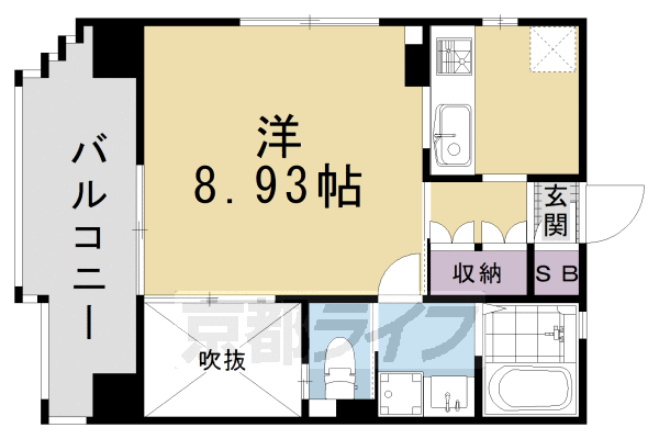 【セントポーリア西大路七条の間取り】