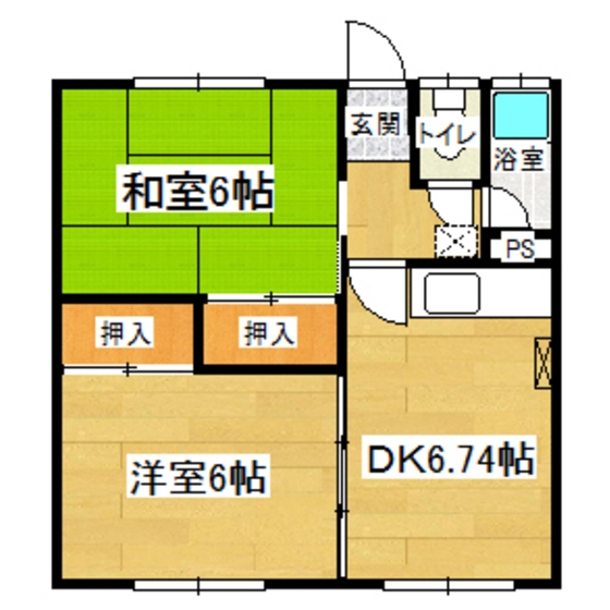 コスモハイツの間取り