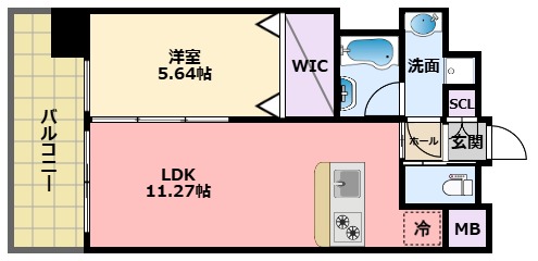 プレジオさくら夙川の間取り