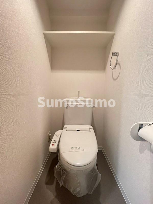 トイレ　ゆったりとした空間のトイレです