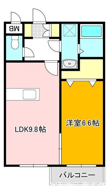 サニーブライトHPの間取り