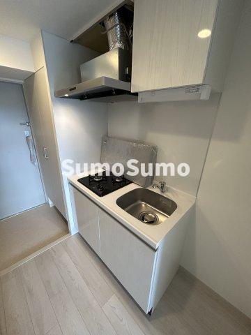 キッチン　コンパクトなキッチンで掃除もラクラク