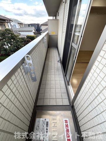 バルコニー　北東向き