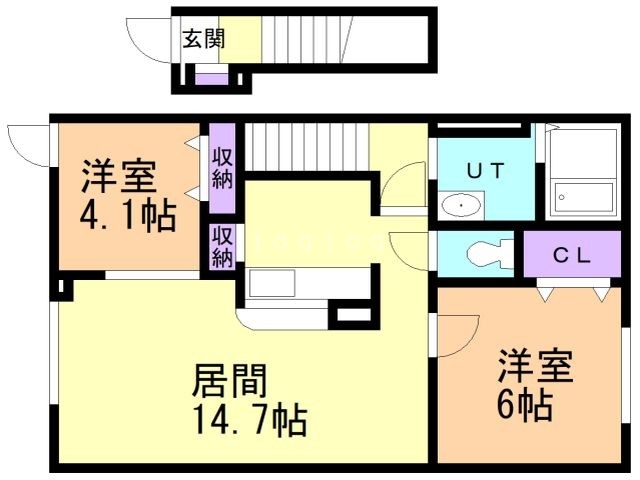 プリムローズエムの間取り