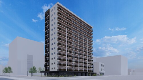 建物外観　※完成前の為実際の外観と異なる場合がございます