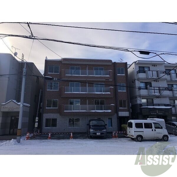 建物外観　札幌市北区北三十六条西「グランメールティアレ南麻生」