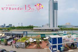 ショッピングセンター　みなとのマルシェ ピアBandai(バンダイ)（ショッピングセンター）まで655m