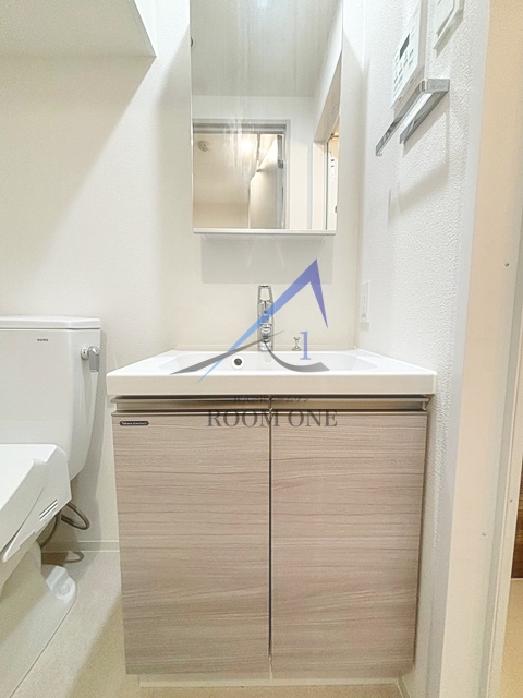 洗面設備　洗面台です。