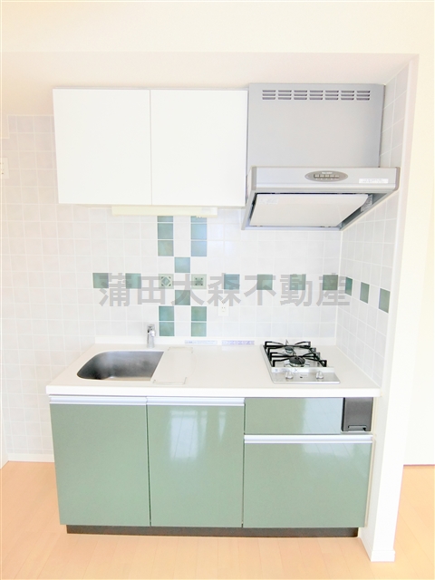 キッチン　2口ガスシステムキッチン