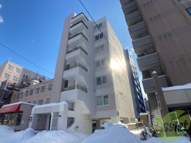 建物外観　札幌市北区北十一条西「ラムーネミ」