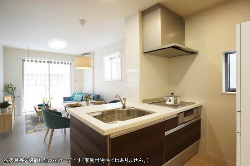 居室・リビング　【ＣＧイメージ写真】家具等を設置下ＣＧイメージです。（家具…