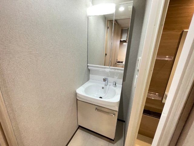 洗面設備　※写真は８０３号室です。