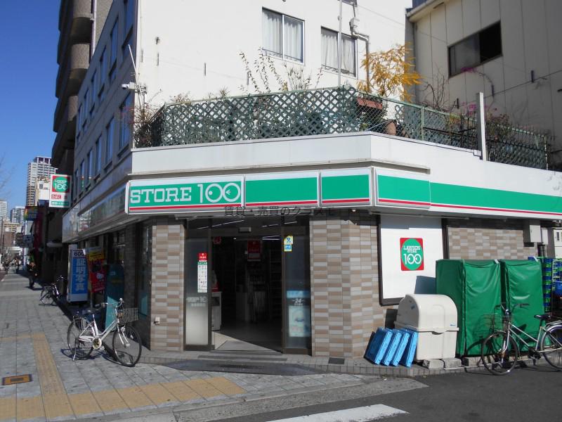 コンビニ　ローソンストア100浪速稲荷店（コンビニ）まで71m