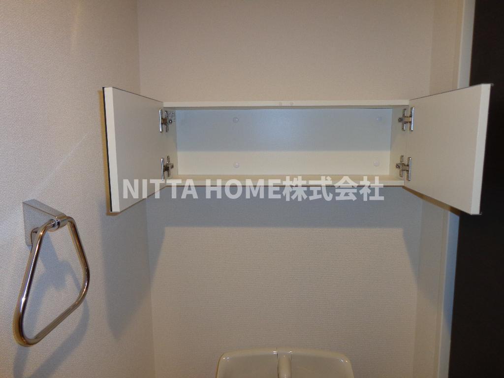 その他　トイレについている上部収納＊