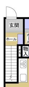 間取り図　1F玄関部分※現況優先