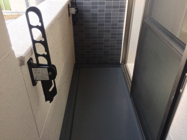 バルコニー　写真は反転のお部屋です