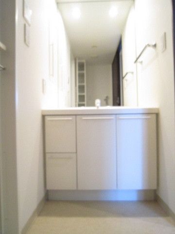 洗面設備　写真は同タイプ住居です。