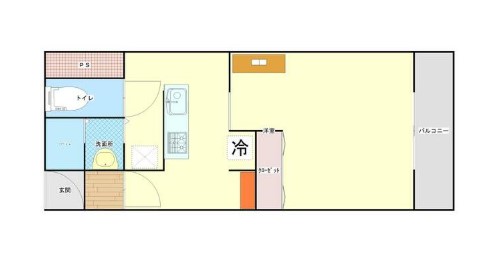 東京メトロ東西線 落合駅 徒歩1分 5階建 築60年の間取り写真