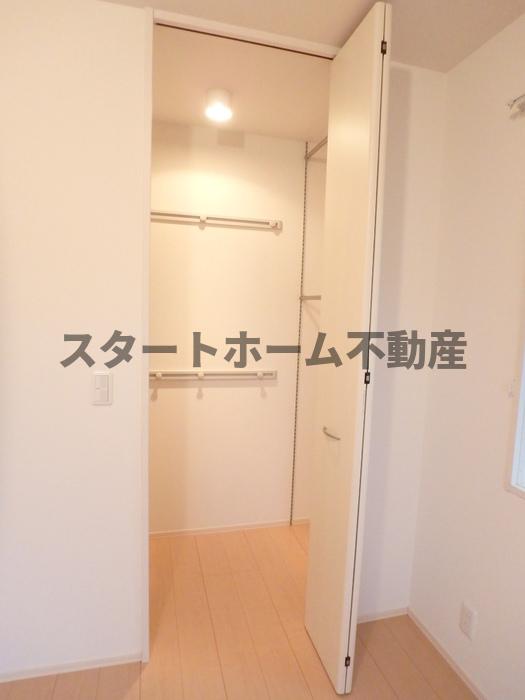 収納　たっぷりとした収納スペースです