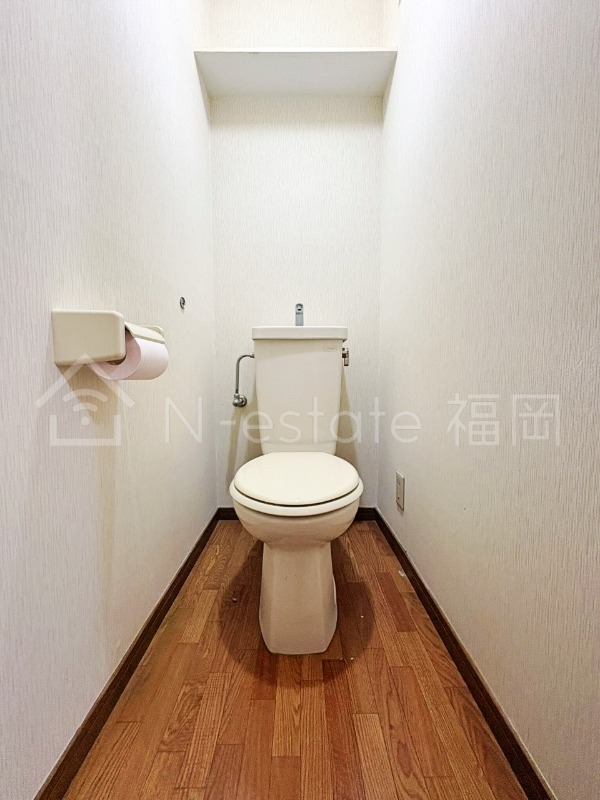地下鉄空港線 姪浜駅 徒歩13分 2階建 築28年のトイレ写真