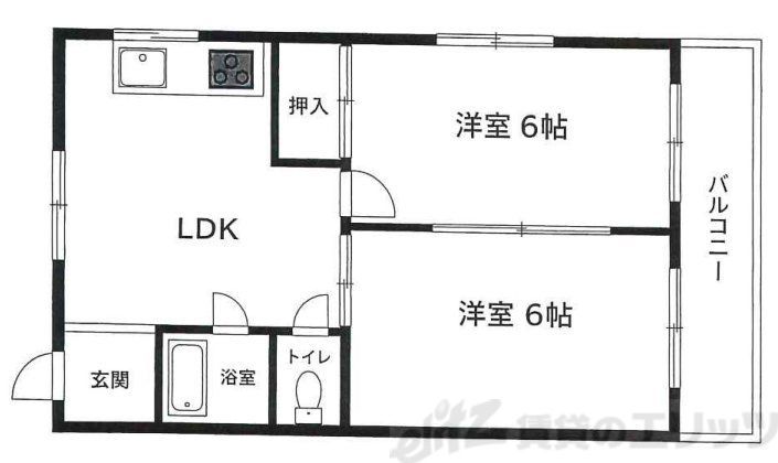 丸矢マンションの間取り写真