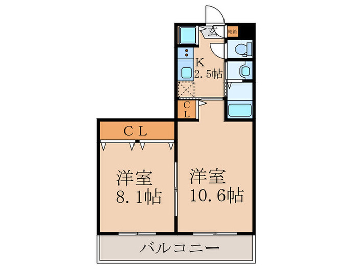 GROUNDIST横田の間取り写真