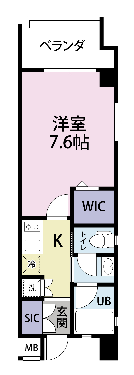 6floorの間取り写真