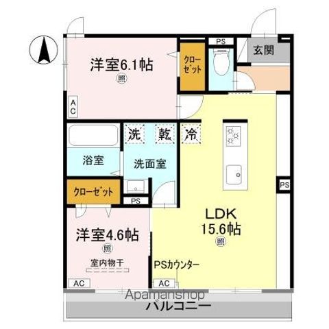 近鉄南大阪線 今川駅 徒歩14分 3階建 新築の間取り写真